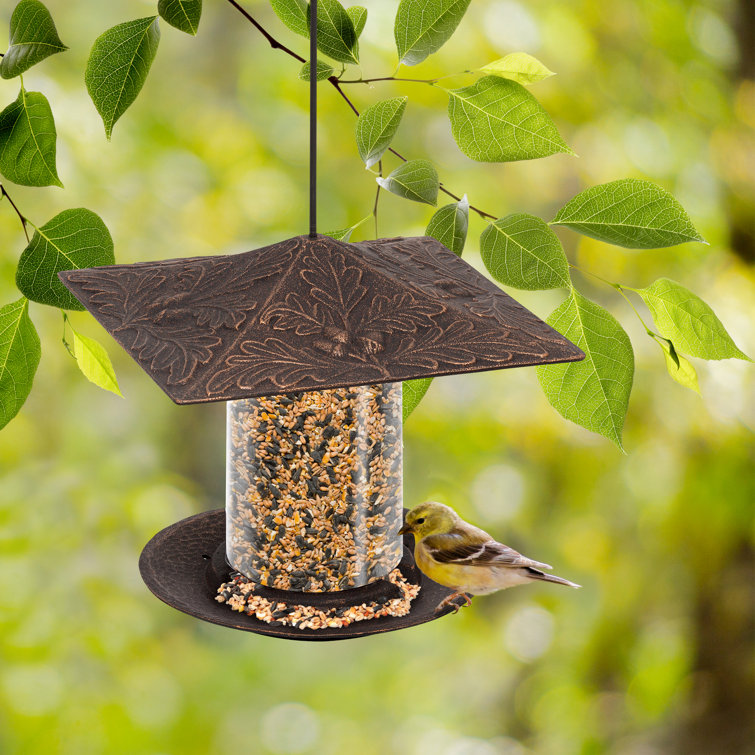 Whitehall Products Oakleaf Tube Bird Feeder & Reviews Wayfair